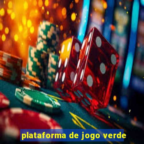 plataforma de jogo verde